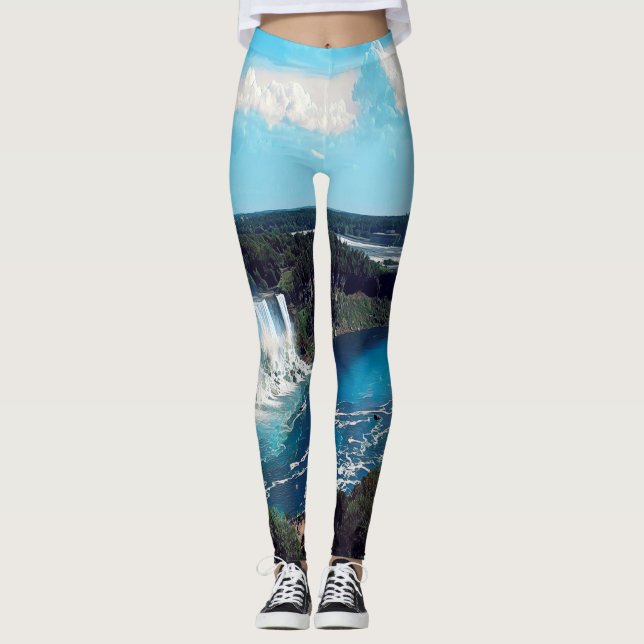 NIAGARA FALLS - vy Leggings (Framsida)