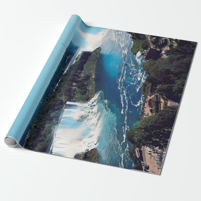 NIAGARA FALLS - vy Presentpapper (Utrullad)