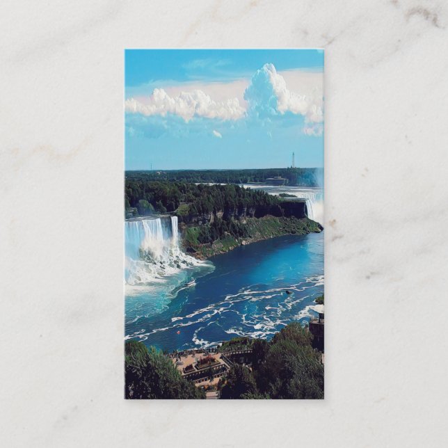 NIAGARA FALLS - vy Visitkort (Framsida)
