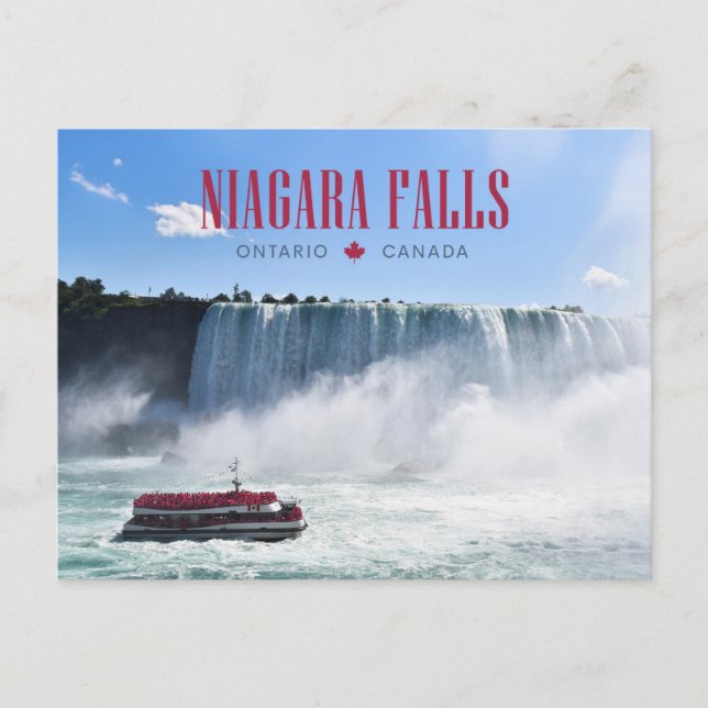 Niagara Falls vykort (Framsida)