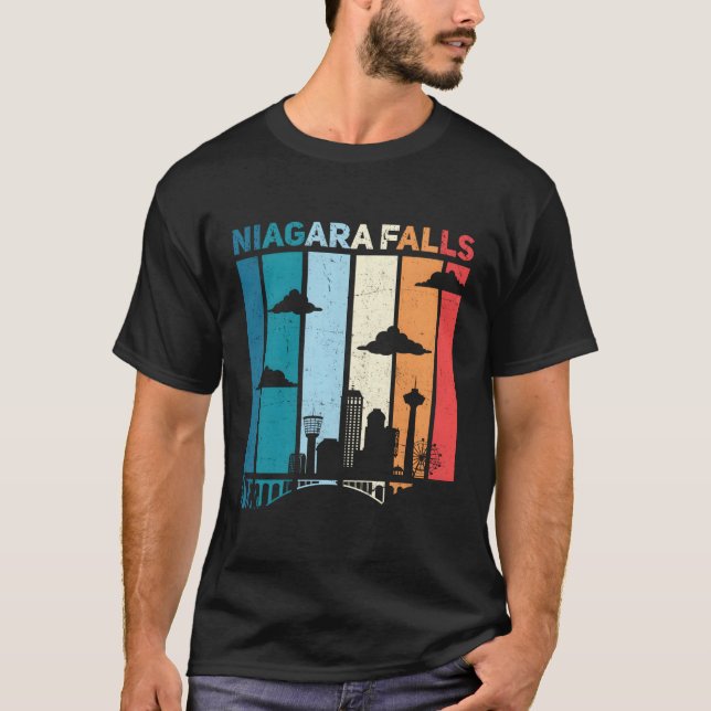 Niagara Falls Waterfall Kanada Niagara Falls T Shirt (Framsida)