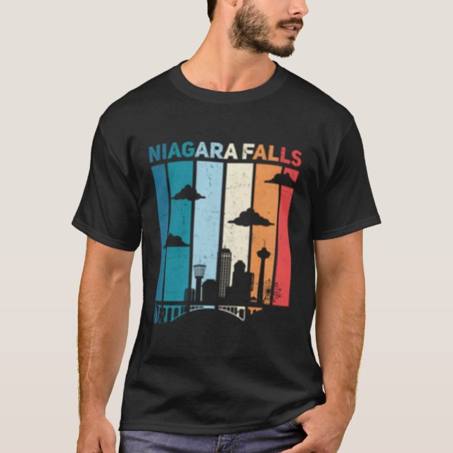 Niagara Falls Waterfall Kanada Niagara Falls T Shirt (Framsida)
