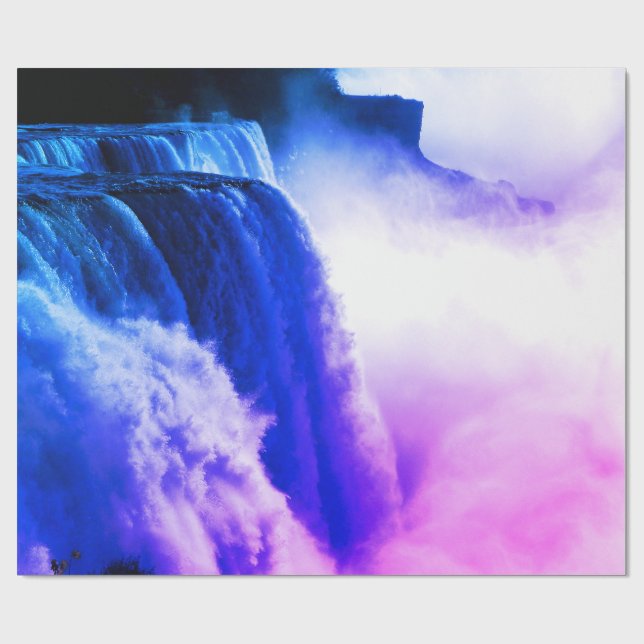 Niagara Falls Wrapping Papper Presentpapper (Platt)