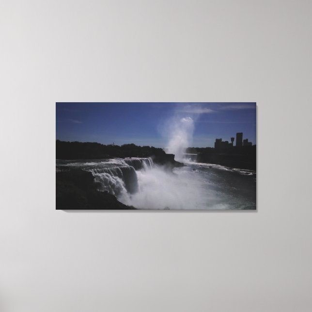 Niagara Mist Stigning Canvastryck (Framsida)