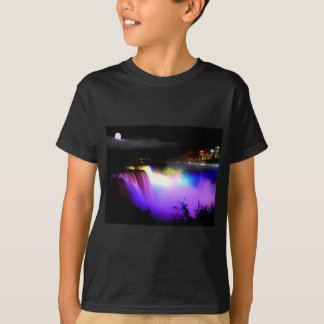 Niagara-Nedgång-under-floodlights-på-natt T-shirt