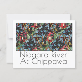 Niagara River Postcard Vykort