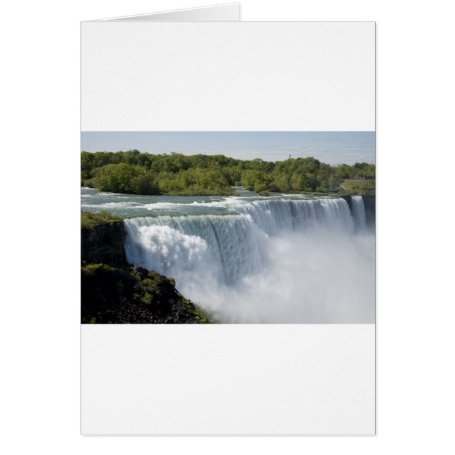 Niagara vattenfall hälsningskort (Framsidan)