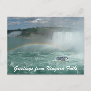 niagarbåt hälsning vykort
