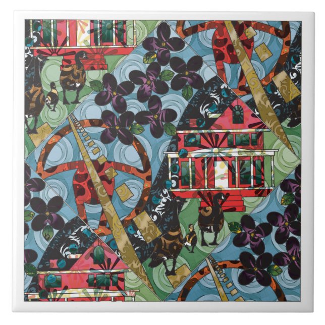 Niagarfloden Tile Kakelplatta (Framsidan)