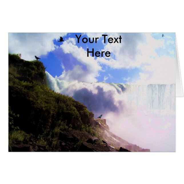Niagra Falls Hälsningskort (Framsidan Horizontal)