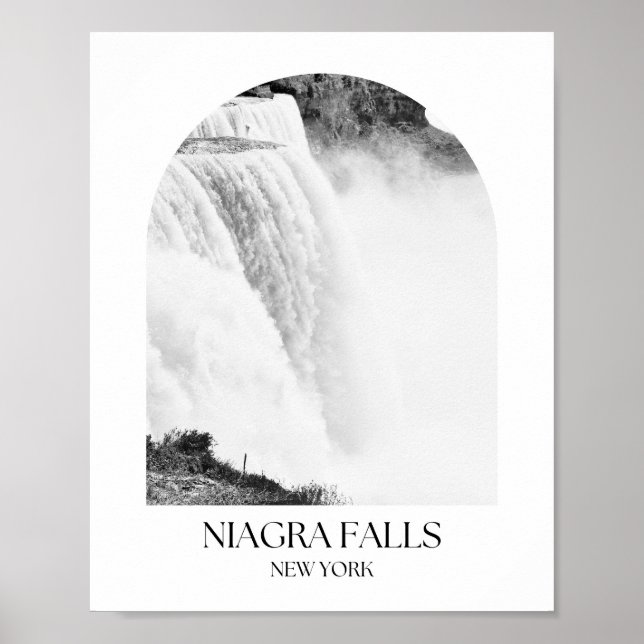 Niagra Falls New York Arch Photo Print Poster (Framsidan)