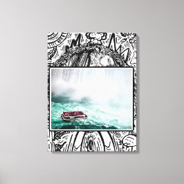 Niagra Falls på bra sidan Canvastryck