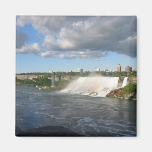 Niagra nedgångar och beskådar av amerikansida fr magnet