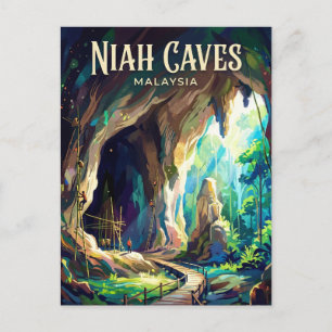Niah Caves National Park Malaysia Vykort