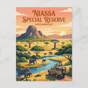 Niassa Specialreservat Moçambique Vykort