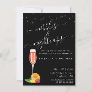 Nibbles Nightcap Par Shower Budget-inbjudan Inbjudningar