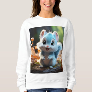 Nibbly - den blå ekorren t shirt