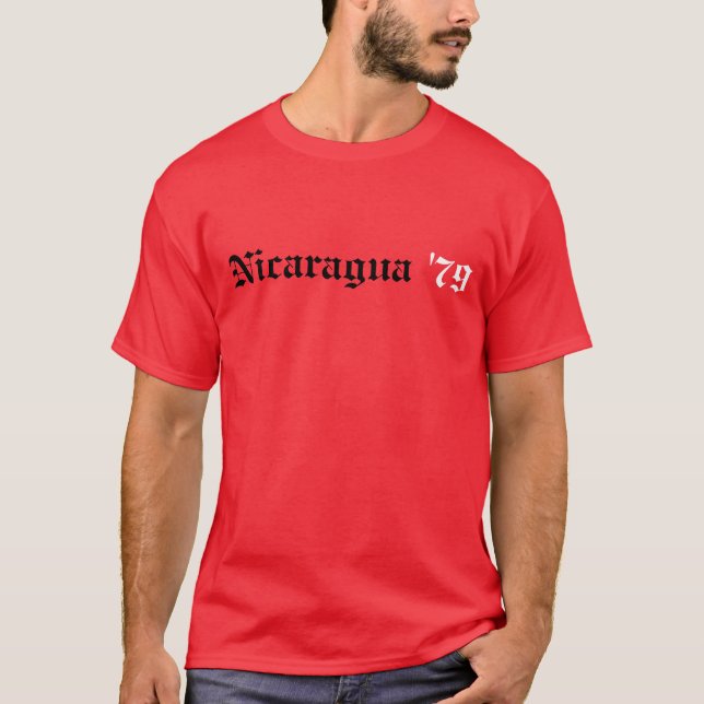 Nicaragua '79 tee shirt (Framsida)