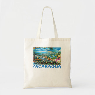 Nicaragua Artesania Centralamerika Flagga Tygkasse