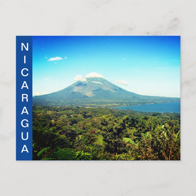 nicaragua-befruktningsvulkan vykort (Framsida)