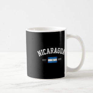 Nicaragua Est. 1821 Nicaraguas Flagga Självständig Kaffemugg