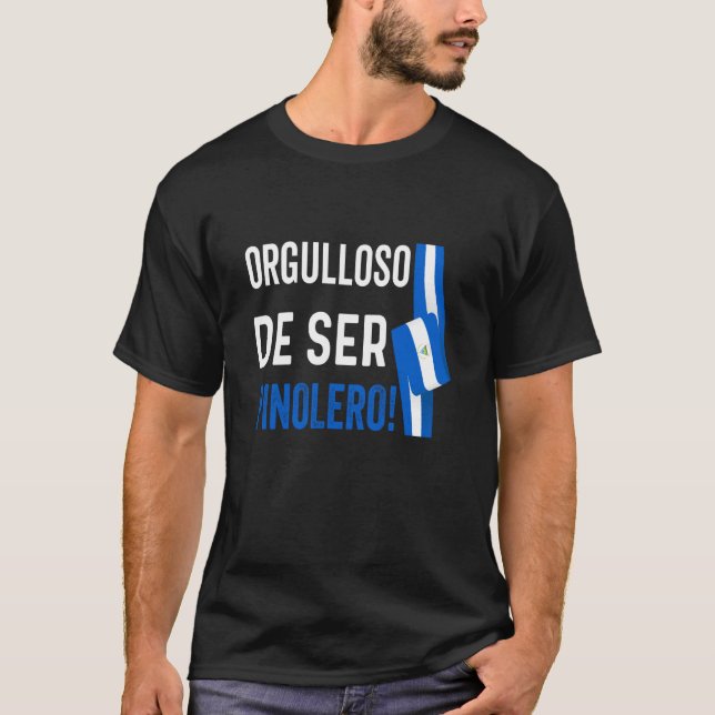 Nicaragua Flag Camiseta Nicaraguan Nicoya Pinolero T Shirt (Framsida)