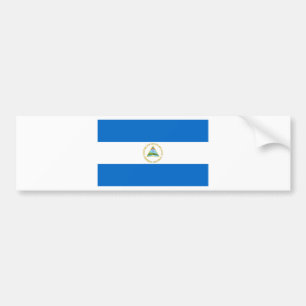 Nicaragua flagga bildekal