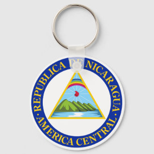 NICARAGUA - flagga/emblem/vapensköld/symbol Nyckelring