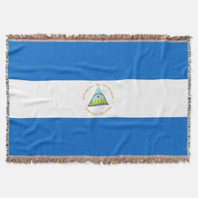Nicaragua flagga filt (Framsidan)