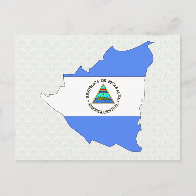 Nicaragua Flagga fullt storlek Vykort (Framsida)