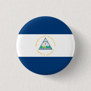 Nicaragua-Flagga Knapp