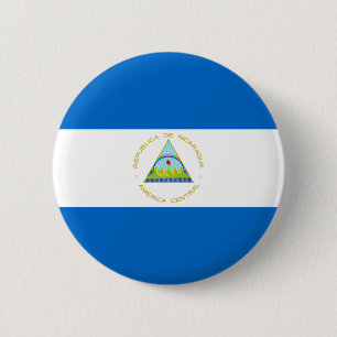Nicaragua Flagga Knapp