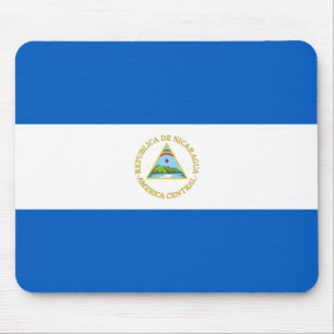 Nicaragua Flagga Mousepad Musmatta