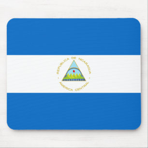 Nicaragua Flagga Musmatta