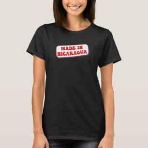 Nicaragua Flagga Nicaraguan Roots Mestizos Hispani T Shirt