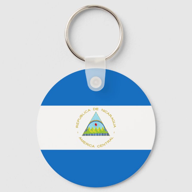 Nicaragua flagga nyckelring (Framsida)