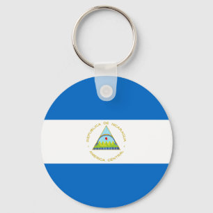 Nicaragua Flagga Nyckelring