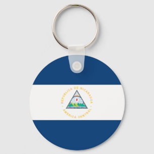 Nicaragua Flagga Nyckelring