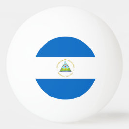 Nicaragua flagga pingisboll