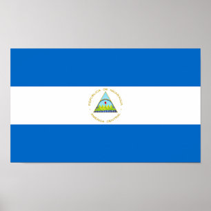 Nicaragua Flagga Poster