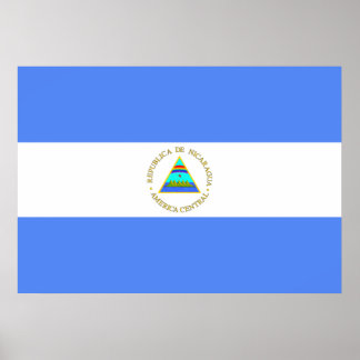 Nicaragua Flagga Poster