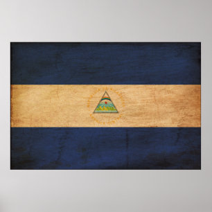 Nicaragua Flagga Poster