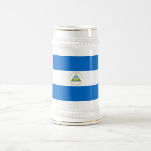 Nicaragua Flagga Sejdel
