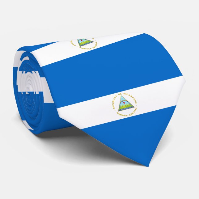 Nicaragua flagga slips (Rullad)