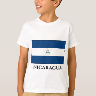 Nicaragua Flagga T Shirt