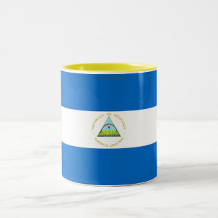Nicaragua Flagga Två-Tonad Mugg