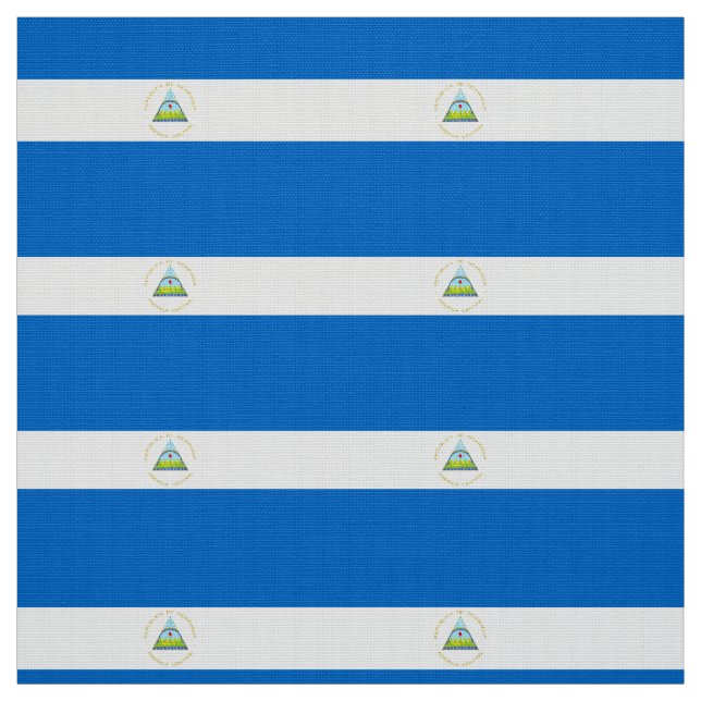 Nicaragua flagga tyg (Provkarta)