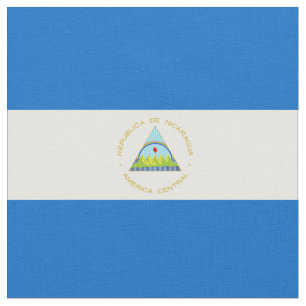 Nicaragua flagga tyg