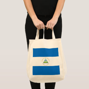 Nicaragua flagga tygkasse