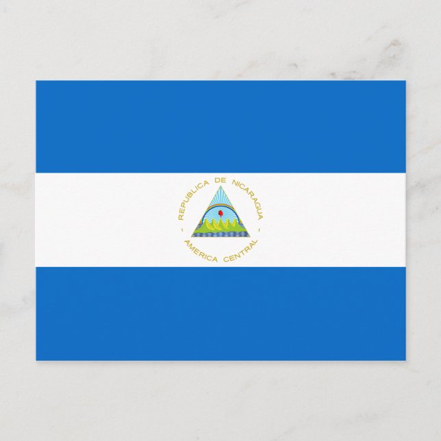Nicaragua flagga vykort (Framsida)